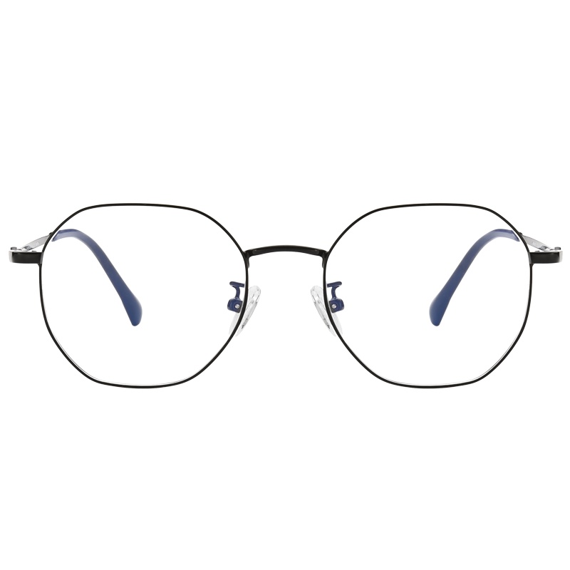 尊泰光学眼镜近视眼镜多边框文艺复古眼镜记忆钛镜腿定制度数D款眼镜