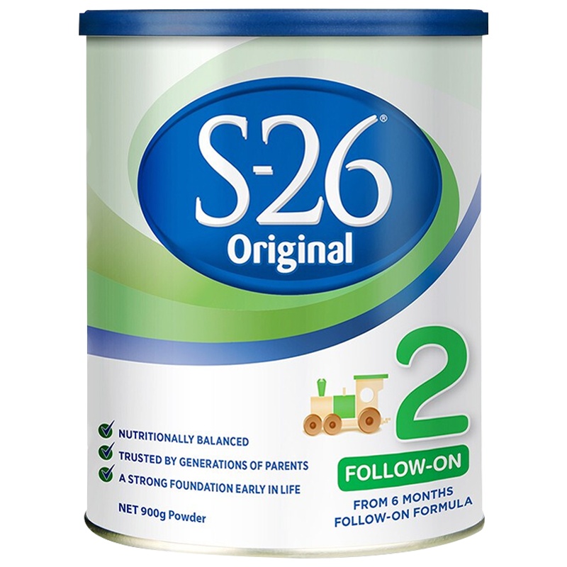 Wyeth惠氏S-26婴幼儿original经典奶粉2段900g/罐装 新西兰进口婴幼儿二段奶粉6-12个月