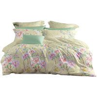LOVO家纺 全棉胶原蛋白/玻尿酸床品四件套 花遇香瑶/花遇香吟