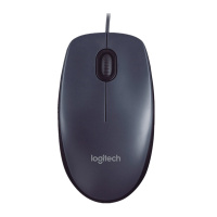 罗技(Logitech)M90 有线鼠标 即插即用 舒适可靠 黑色 USB接口