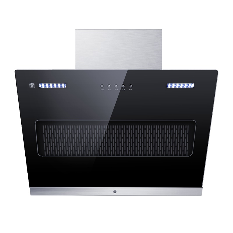 容声(RONGSHENG)侧吸式油烟机RS02PE 17立方大风量 易清洗抽油烟机 按键易操控大吸力钢化玻璃家用单烟机