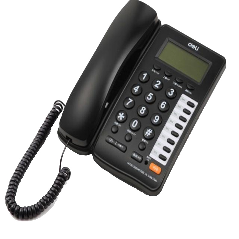 得力 784 大屏显示电话机/办公电话/来电显示电话机 办公家用(单位:件)