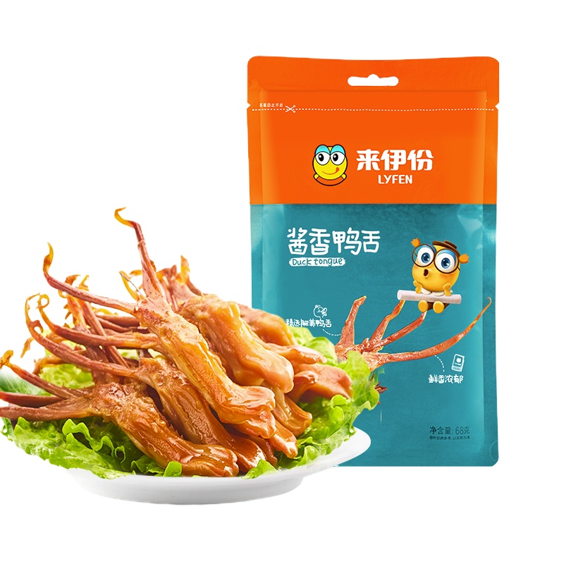 来伊份-酱香鸭舌68g*2