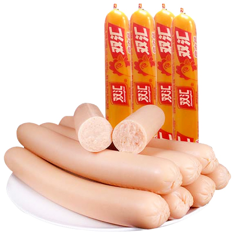 双汇(Shuanghui) 鸡肉肠870g(58gx20支) 香肠休闲火腿肠热狗台式肉类零食小吃烧烤肠