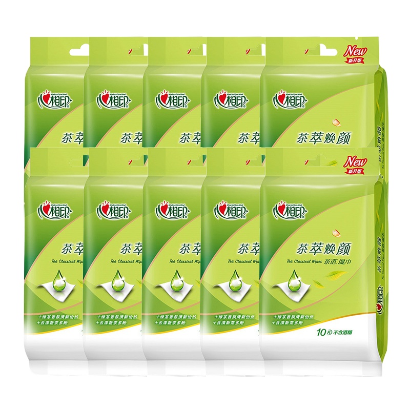心相印XCR001茶语湿巾10片装