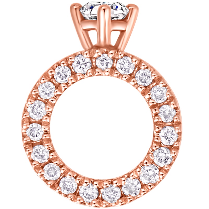 周大福SOINLOVE小确幸BB戒18K金钻石吊坠VU908