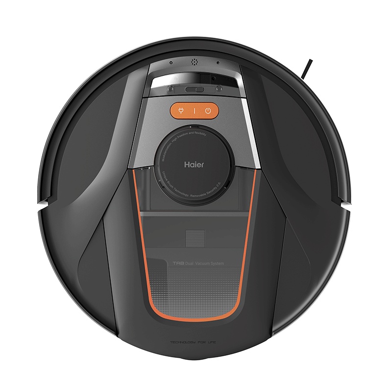 海尔(Haier)扫地机会切毛发的机器人全自动湿扫拖一体机大吸力家用扫地机器人P70S内置手持吸尘器LDS激光导航