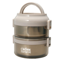 创意注水加热饭盒（双层）