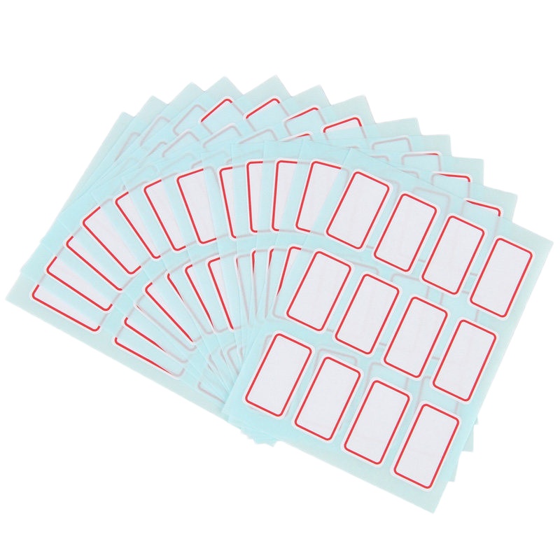 得力7184自粘性标贴12张装