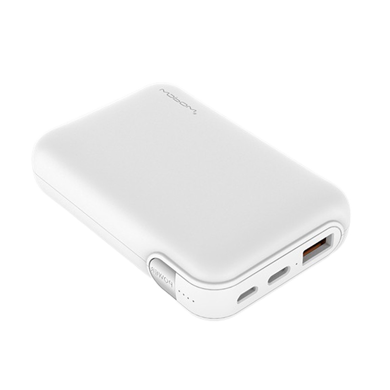 iDiskk沃品 R10Q 充电宝PD+QC快充 10000毫安移动电源便携 苹果小米安卓适用 白色 10000