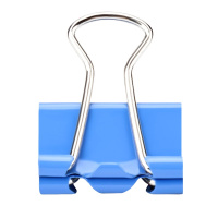 广博PJTC008彩色长尾夹32mm 3筒装 燕尾夹票据夹资料试卷夹小夹子