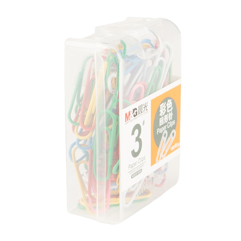 晨光 ABS91699 PP盒彩色回形针