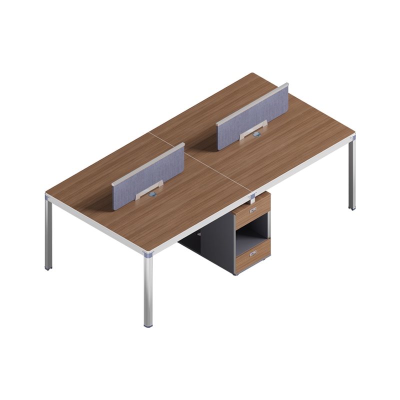 科朔 办公桌职员桌 员工桌 板式办公桌四人位 2.4米KS-08B2401