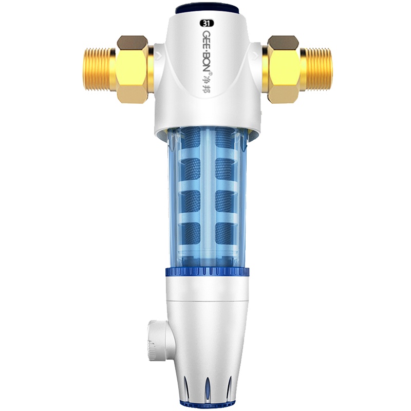 美国净邦（GEE·BON）前置过滤器虹吸反冲洗家用净水器CC-QZ5大流量全屋中央自来水净水机 旋转刮污设计 免拆卸式