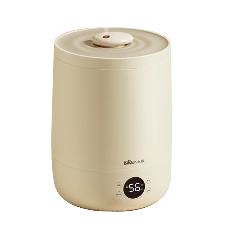 小熊(Bear) 迷你办公室空气加湿器大雾量 静音桌面香薰机 智能恒湿 4.5升 JSQ-C45F3 米黄