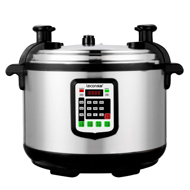 乐创25L大容量电压力锅商用饭店电饭锅食堂用电饭煲高压锅_QAR0