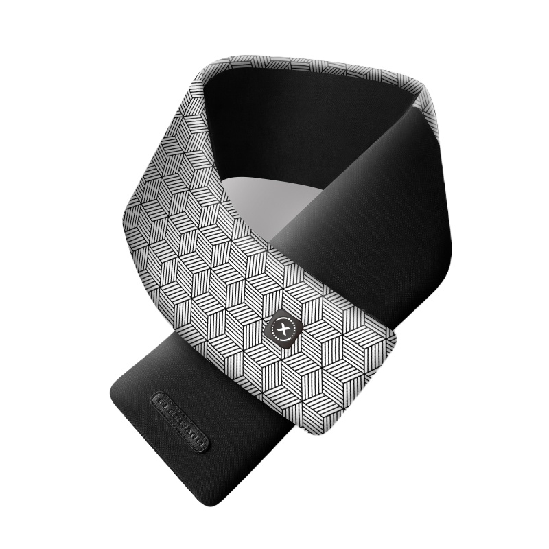 飞乐思发热围巾护颈颈椎热敷加热围脖智能防寒保暖护颈神器礼物 灰色