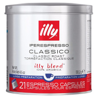 [经典浓缩]意利(illy)美式咖啡胶囊21粒 胶囊咖啡 搭配咖啡机使用 黑咖啡 进口咖啡粉 进口原味咖啡 意大利进口