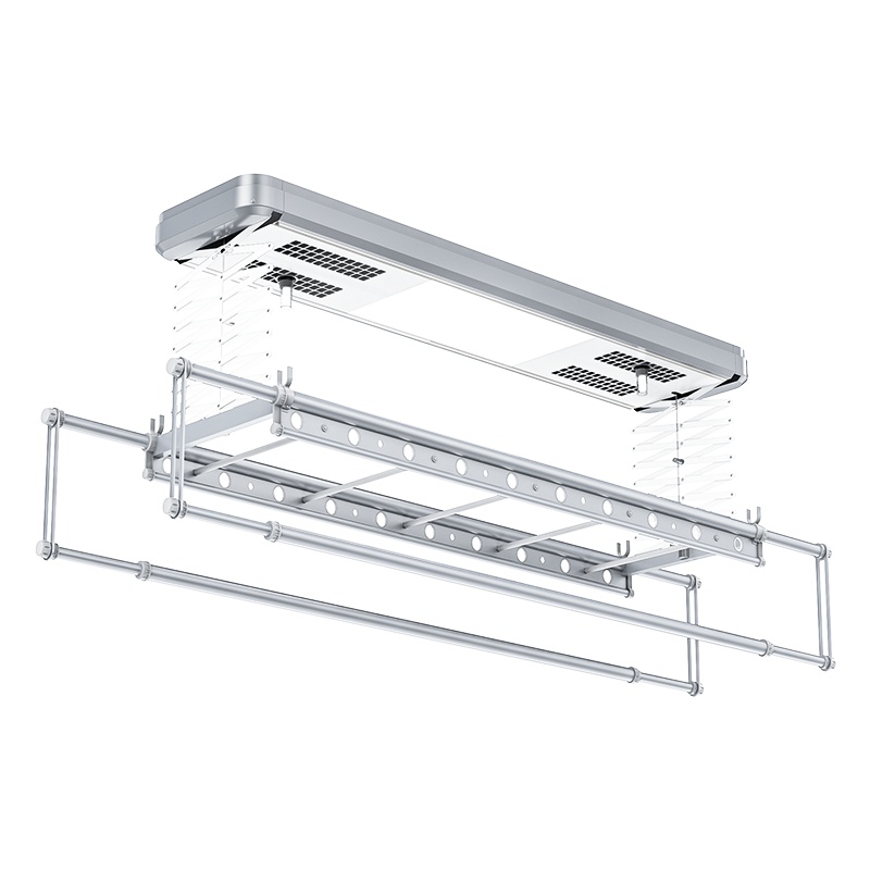 光芒电动晾衣架自动升降无线遥控阳台集成吊顶四杆通用升降晾衣架