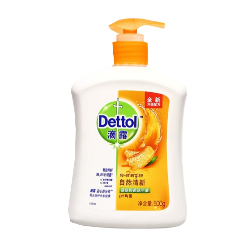 滴露健康抑菌洗手液自然清新500g