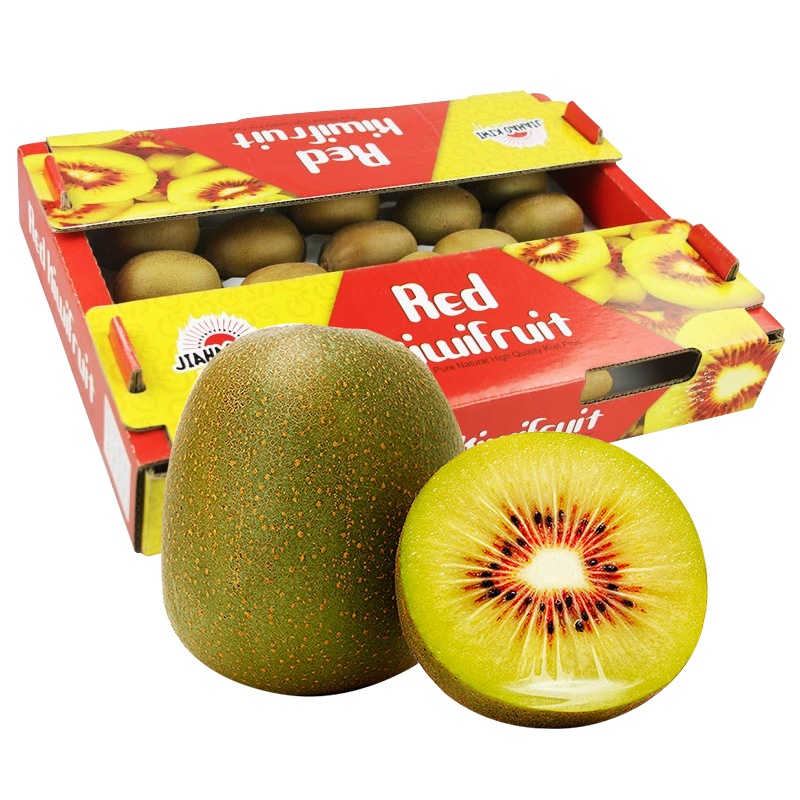 猕猴桃奇异果 蒲江红心猕猴桃礼盒版盒18粒装大果 单果80-110g 新鲜水果