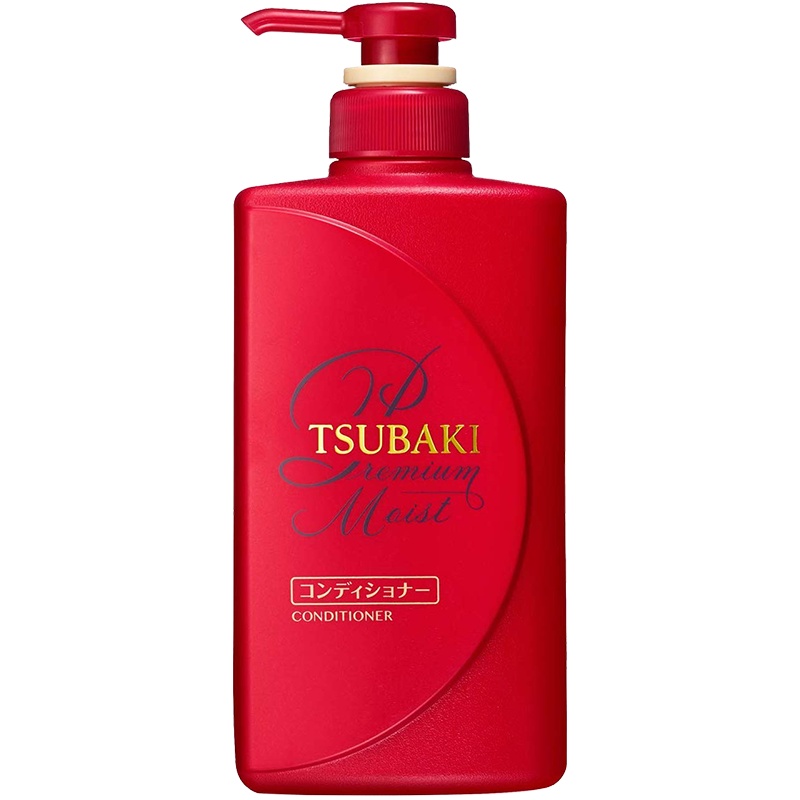 资生堂(Shiseido)旗下 TSUBAKI 丝蓓绮 滢艳润养 保湿护发素 490毫升(红色)