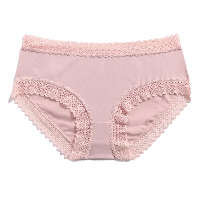 南极人粉系小狐狸盒装女士春季纯棉舒适内裤棉卡通图案女士三角裤