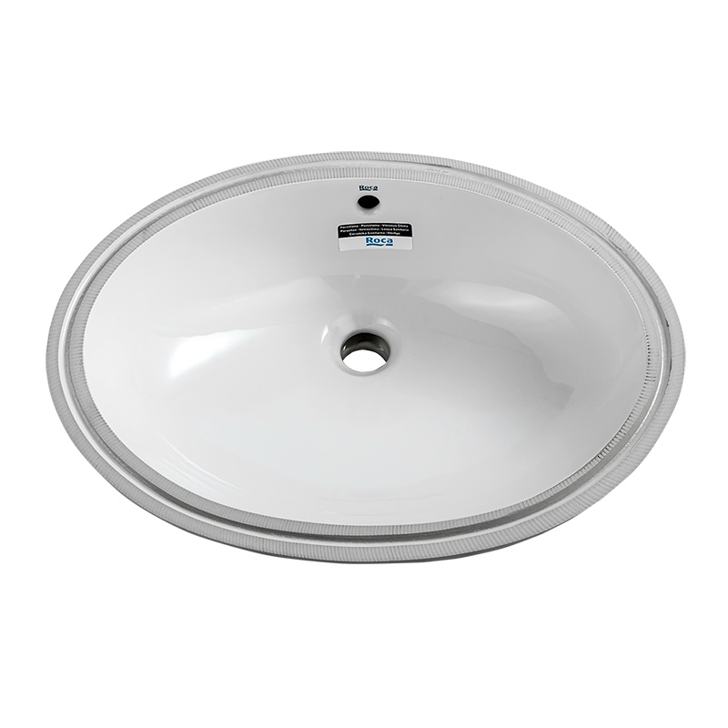 ROCA乐家卫浴陶瓷洗手盆单盆台下盆家用陶瓷艺术盆嵌入式台盆