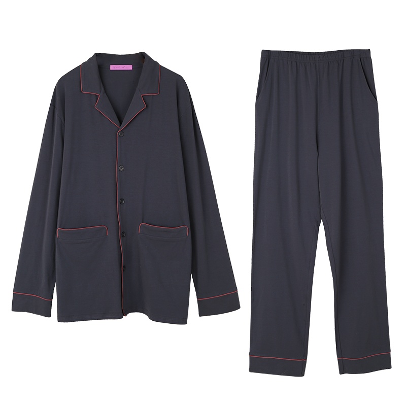 猫人男士睡衣长袖情侣莫代尔棉大码运动女士家居服可外穿套装