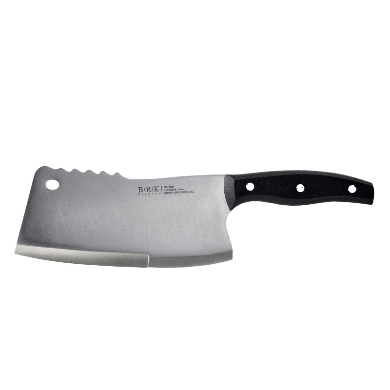 BRK Germany德国刀具文武刀5CR15MOV不锈钢刀具菜刀 一体成型锋利坚韧 前切后斩背敲 切菜刀斩骨刀一刀三用