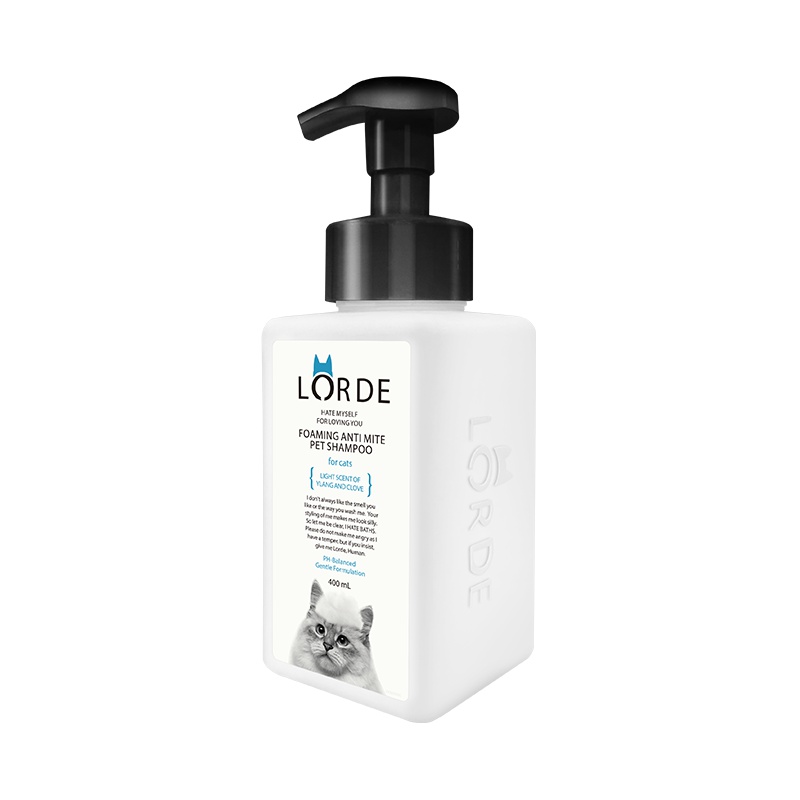 LORDE里兜猫咪泡沫沐浴露400ml 宠物猫咪通用洗浴用品 强效除螨