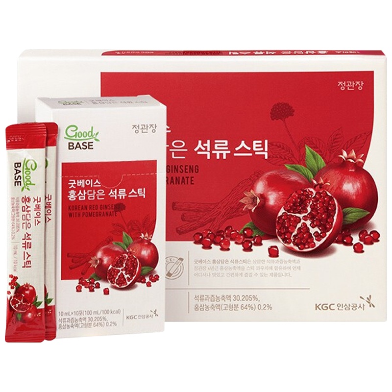 KGC正官庄高丽参红石榴口服液10ml*30包/盒