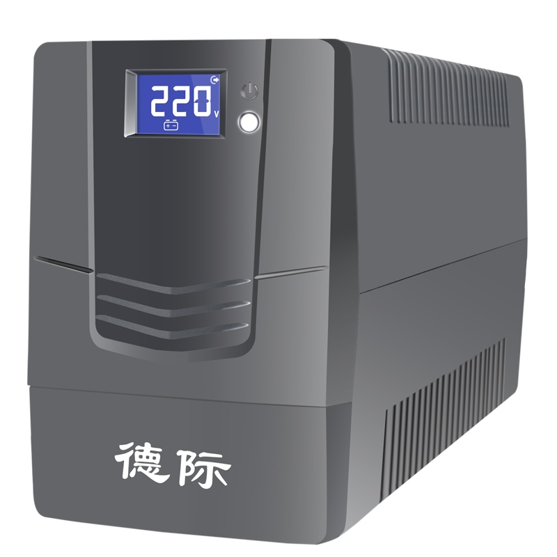 德际 UPS不间断电源 D600VA 360W 电脑稳压器 单电脑续航20分钟