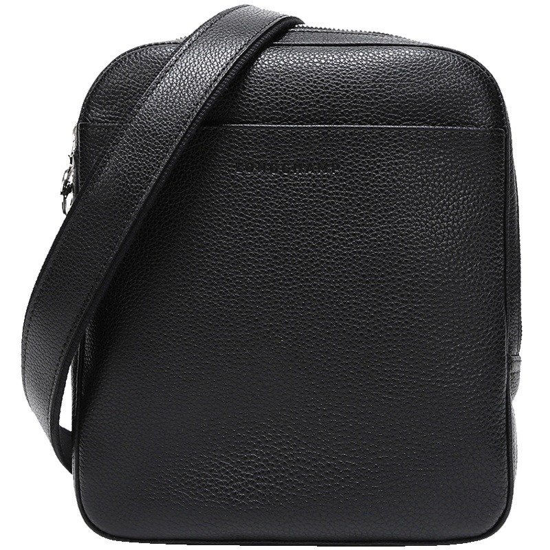 Longchamp 珑骧 男士LE FOULONNE系列牛皮单肩包斜挎包 1712 021