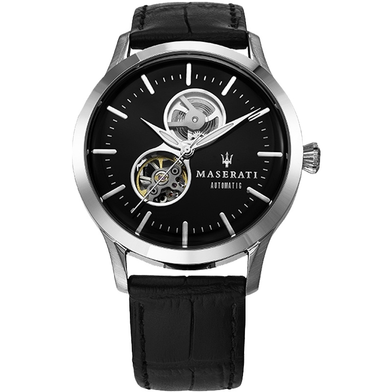 玛莎拉蒂（MASERATI）男士机械手表全自动皮带腕表 R8821125001