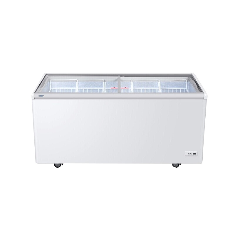 Haier/海尔冰柜商用大容量展示柜冷藏冷冻保鲜柜玻璃门岛柜商超海鲜冻货卧式冷柜深冷速冻 SC/SD-828CXU9