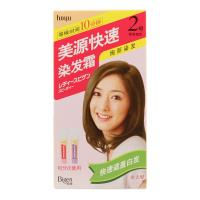 美源(Bigen) 日本Hoyu美源女士快速染发霜遮盖白发植物精华染发膏剂一梳黑油