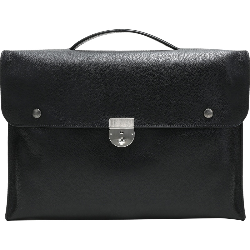 Longchamp 珑骧 男士LE FOULONNE系列牛皮小号公文包手提单肩包 2154 021