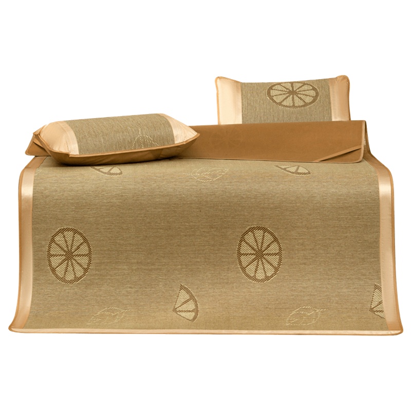 凯诗风尚(CHARSON)藤席三件套 苏宁自营 夏季清凉单人学生宿舍凉席子双人可水洗折叠夏款草席