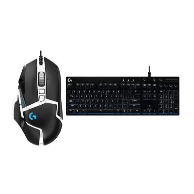 罗技(Logitech) G502熊猫款电竞游戏鼠标+G610红轴游戏键盘鼠标套装+赠罗技键盘垫 电竞游戏推荐键鼠套装