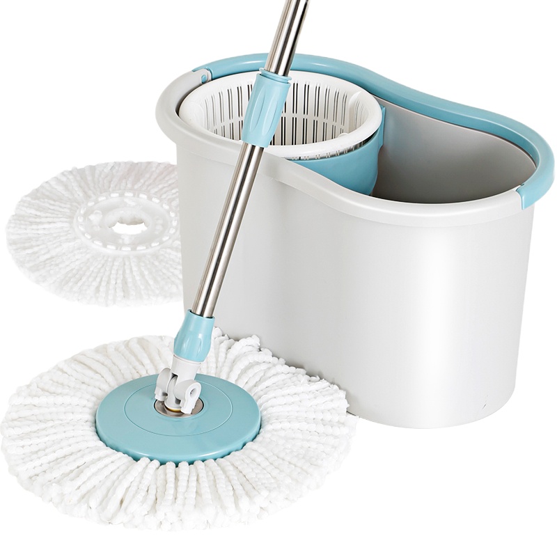 企购优品旋转拖把桶家用免手洗自动甩水拖布懒人地拖 送拖头1个