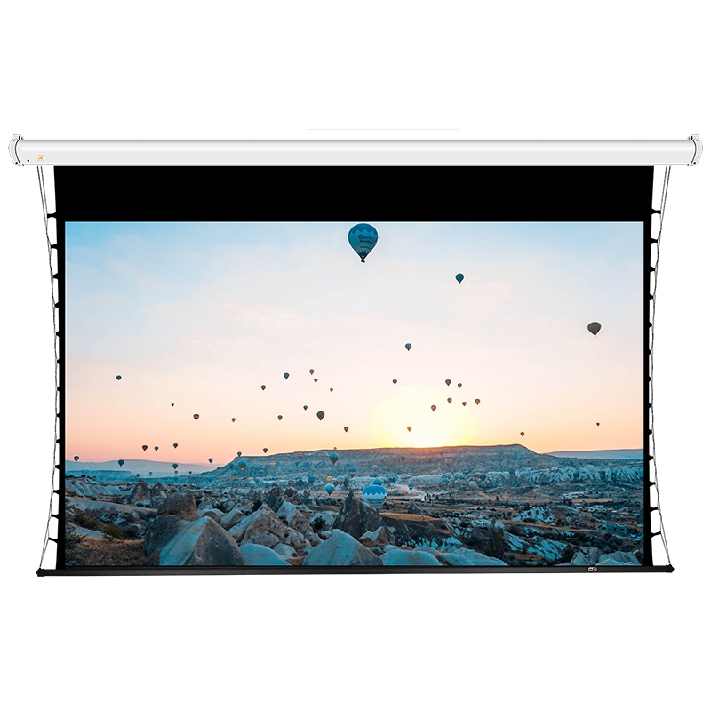 JK经科HB-300s 150寸16:9电动拉绳金属幕高清投影机投影仪幕布