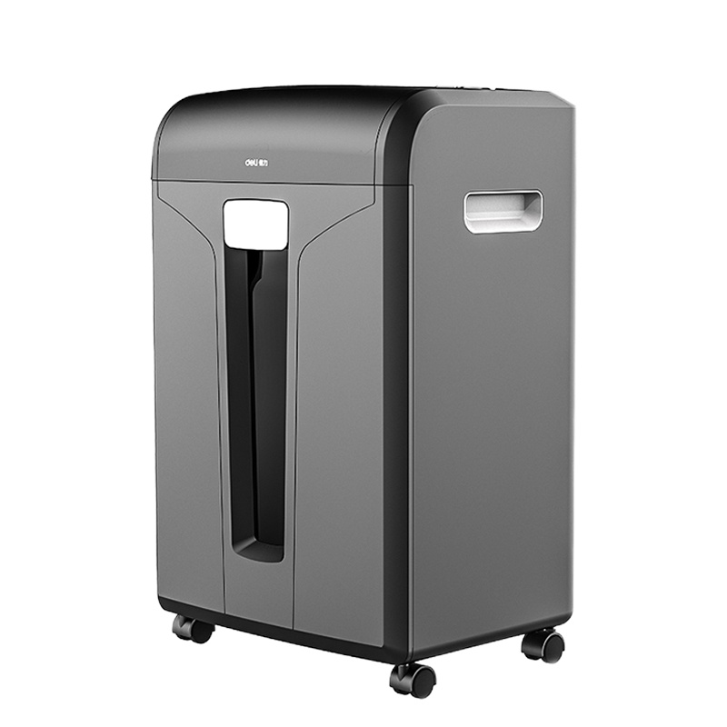 得力(deli)手提碎纸机 办公家用电动静音大功率保密颗粒迷你商用粉碎机 4级保密/20L(14402)