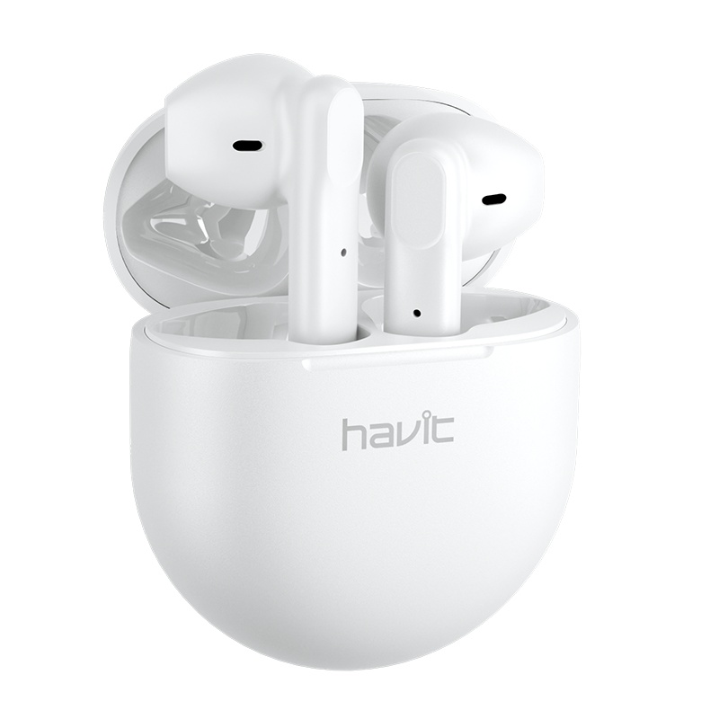 Havit海威特TW916无线蓝牙耳机迷运动跑步半入耳式双耳听歌游戏超长待机续航适用苹果iPhone华为小米安卓手机男女