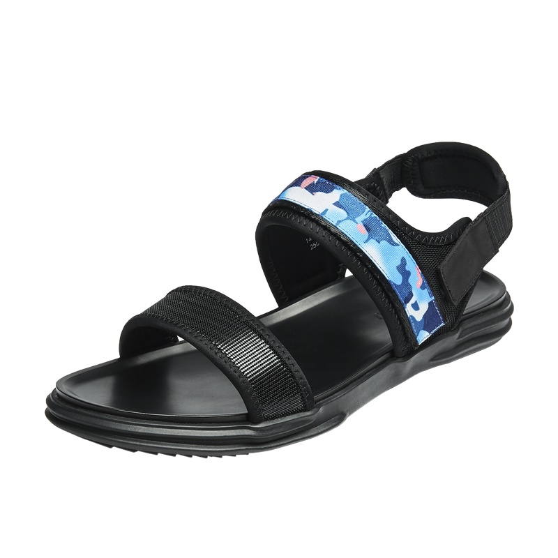 康奈男鞋 夏季新款休闲防滑透气户外魔术贴沙滩男凉鞋 15183004