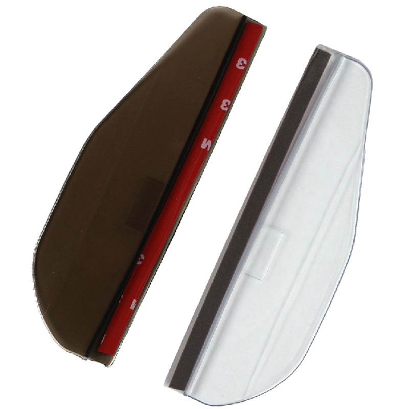 巨木 汽车轿车车窗后视镜晴雨挡汽车雨眉反光镜改装汽车挡雨板车窗雨眉 透明雨眉【对装】