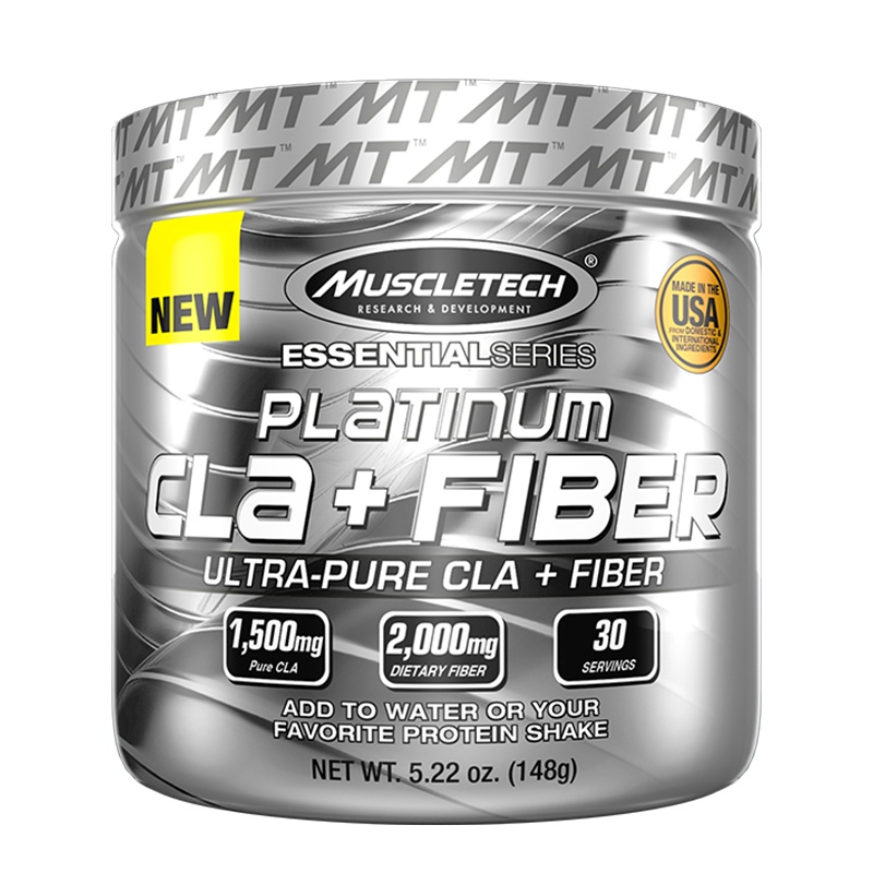 MUSCLETECH肌肉科技苏宁自营CLA共轭亚油酸纤维粉阻断碳水男女健身塑形美国原装进口官方正品