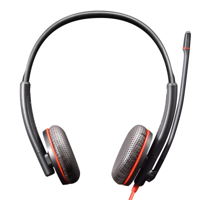 缤特力(Plantronics)C3225 USB-C双耳降噪耳机HIFI商务电话耳麦