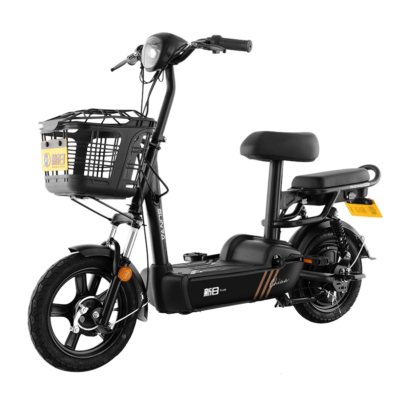 新日(Sunra)电动车 新国标电动自行车 小果酱 变频电机真空胎成人男女电瓶车迷你代步车 云雾绿/流云白/油光黑