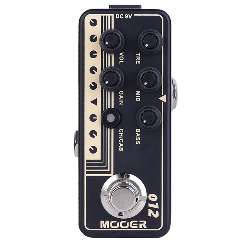 MOOER 012 US GOLD 100 数字前级箱头模拟效果器迷你前级吉他单块